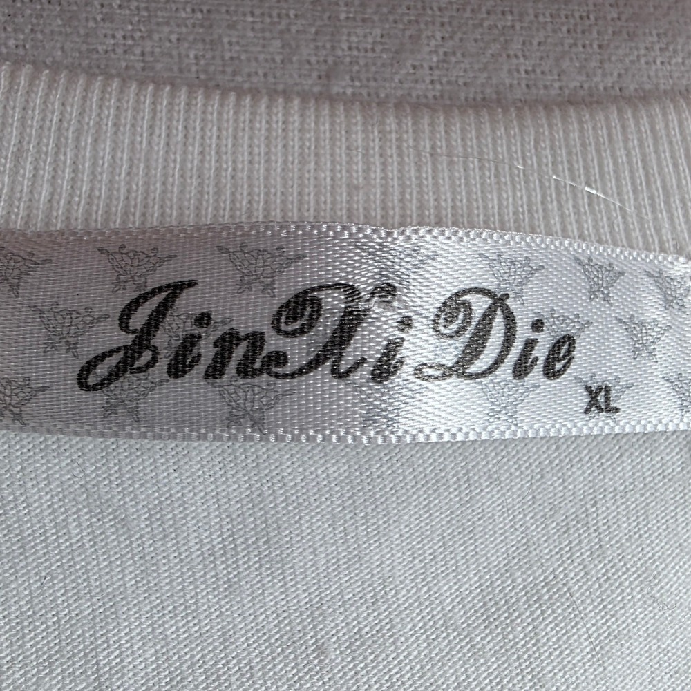 Jin Xi Die I Heart Cranberry Graphic T-Shirt White XL Chinese Text Tee - Picture 5 of 9